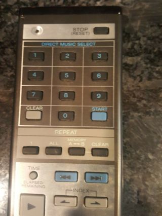 Vintage Sony Remote Commander RM - 111 for CDP - 501ES Digital 1984 CD Player Rare 3