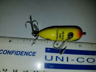 Heddon Tiny Torpedo Rare YSL Yellow Snake Line 3