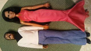 1976 Cher 12 " Mego Doll & Sonny - Ken 1970s Celebrity Barbie In Clothes