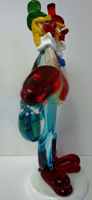 Murano Art Glass Large Very Rare Conjoined clowns Never have seen one before 2