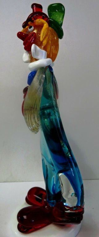 Murano Art Glass Large Very Rare Conjoined clowns Never have seen one before 4