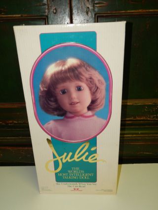 Vintage Intelligent Interactive Talking Julie Doll Worlds Of Wonder