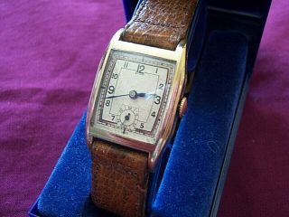 VINTAGE ROLLED GOLD ART DECO STYLE WATCH 30S 40S IN ORDER. 2