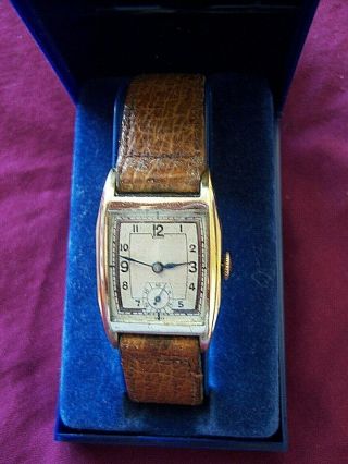 VINTAGE ROLLED GOLD ART DECO STYLE WATCH 30S 40S IN ORDER. 3