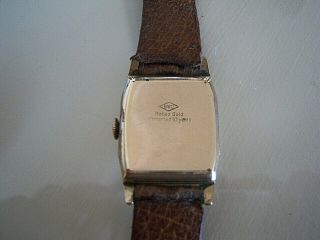 VINTAGE ROLLED GOLD ART DECO STYLE WATCH 30S 40S IN ORDER. 7