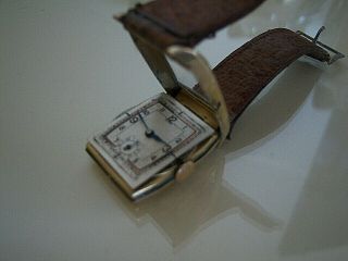 VINTAGE ROLLED GOLD ART DECO STYLE WATCH 30S 40S IN ORDER. 8