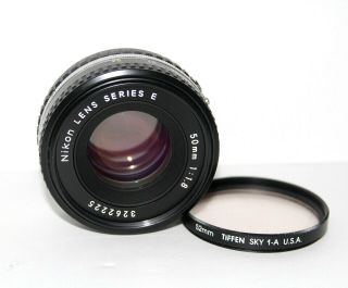 Nikon Series E 50mm Prime Lens F1.  8 Ai - S Vintage Pancake