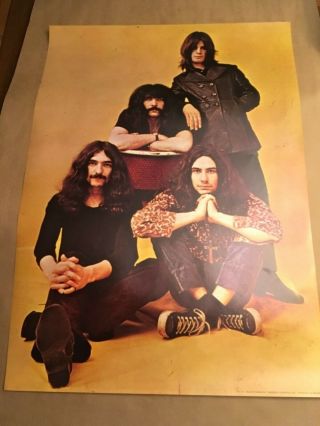 Black Sabbath 70’s - 80’s Vintage Danish Commercial Poster 24x33.  5 Awesome