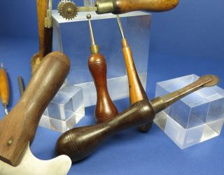 Vintage Leatherworking Tools Cobblers Saddlers Leather Tools 5
