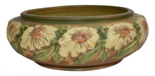 Vintage Roseville Pottery Dahlrose Bowl 178 - 10