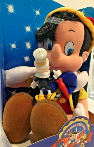 Vintage Walt Disney ' s Pinocchio Plush Boy 18” Stuffed Toy/Doll Mattel 1992 2