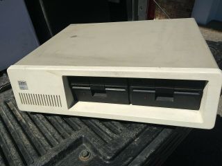 Vintage 1985 Ibm 5150 Computer Dual Floppy Drive