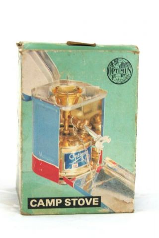 OPTIMUS No.  80 vintage CAMP STOVE with bits & instructions,  petrol,  boxed. 2
