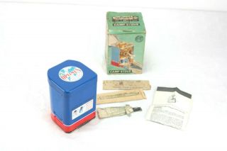OPTIMUS No.  80 vintage CAMP STOVE with bits & instructions,  petrol,  boxed. 7