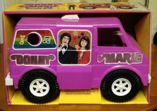 Vtg 1977 Donny & Marie Van By Lapin Unplayed With For 12 " Figures Dolls