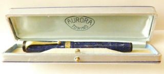 Aurora Duplex Fountain Pen With Box - Rare Color (1928)