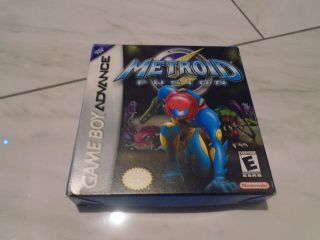 Vintage Gameboy Advance Game Metroid Fusion W Box