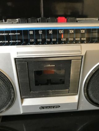SHARP M9802F Stereo Retro Boombox Vintage Radio Cassette Recorder 2