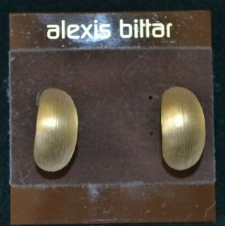 Alexis Bittar Lucite Pierced Earrings On Card