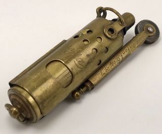 Imco Trench Lighter Austria Ifa Patent 105107 Brass 1920 