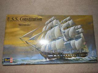 Revell Vintage 1969 Uss Constitution Old Ironsides Scale Plastic Model Kit 1/96