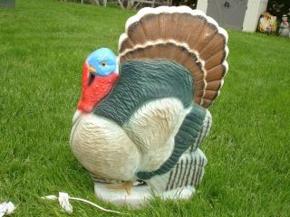 Vintage Union Thanksgiving Turkey Blow Mold Don Featherstone Blowmold