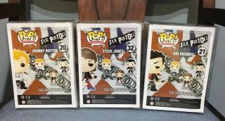 Set of 3 Figures FUNKO POP ROCK SEX PISTOLS Rare Hard to Find Ships from US 3