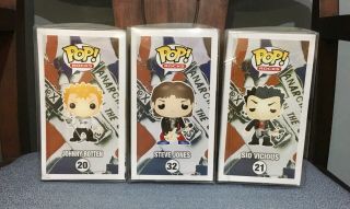 Set of 3 Figures FUNKO POP ROCK SEX PISTOLS Rare Hard to Find Ships from US 4