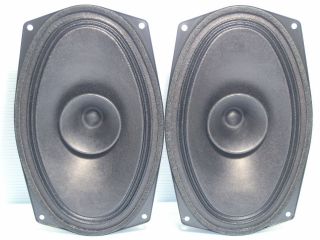 2x Tesla Full Range Hi - Fi Oval 6x9 Inch Vintage Loudspeakers For Klang Film