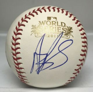 Albert Pujols Signed 2011 World Series Baseball Autographed Psa/dna Loa Rare