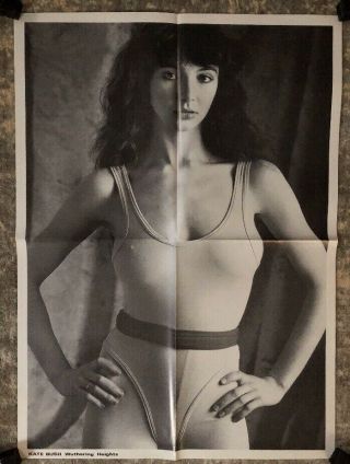 Kate Bush Wuthering Heights Vintage Poster Music Memorabilia Pin - Up 70s