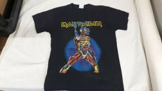 Vintage Iron Maiden Somewhere On Tour 87 Shirt Size M