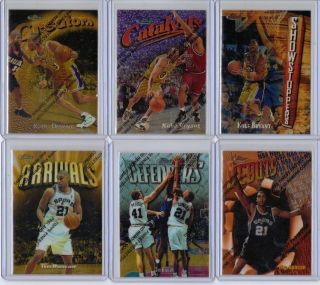 1997 - 98 TOPPS FINEST BASKETBALL BRONZE SILVER GOLD 1 - 326 COMPLETE SET RARE 2
