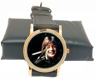 VINTAGE DAVID CASSIDY COLLECTIBLE 30 mm UNISEX HEART - THROB WRIST WATCH 2