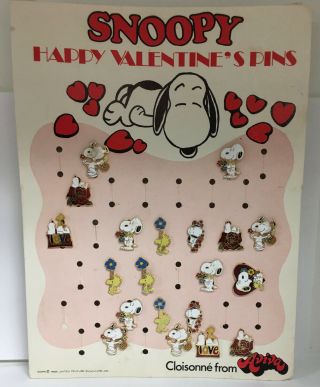 Snoopy Vintage Aviva Happy Valentine 