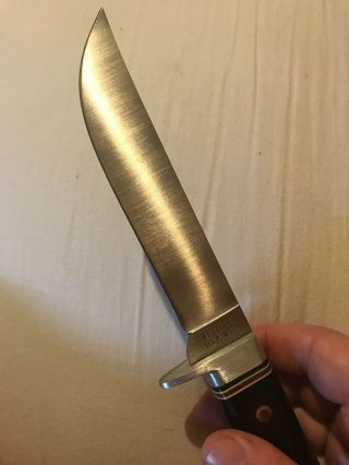 Vintage Western W36 Fixed Blade Knife USA W/ Sheath W - 36 8