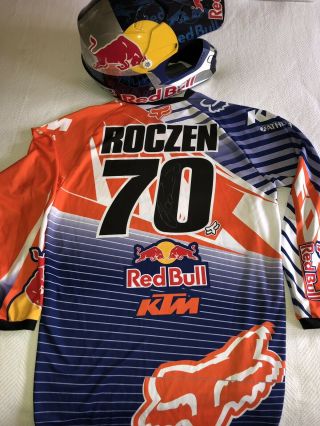 Ken Roczen Autographed Red Bull Jersey Ktm Authentic Rare Mx Sx Motocross Gear