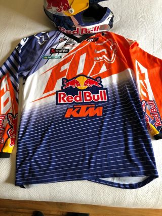 Ken Roczen Autographed Red Bull jersey KTM authentic rare MX SX motocross gear 4