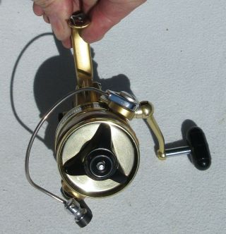 Vintage NOS Daiwa GS - 15X Gold 3 Ball Bearing Spinning Fishing Reel Bass Trout 5