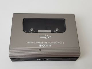 EXTREMELY RARE SONY WALKMAN PERSONAL CASSETTE PLAYER WM - 2 10