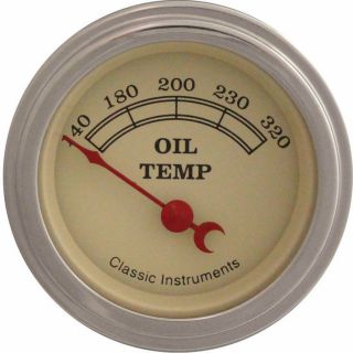 Classic Instruments Vt28slf Vintage Series Oil Temperature Gauge