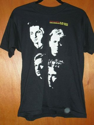 True Vintage Depeche Mode " A Black Celebration " 1986 Concert T Shirt L
