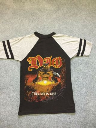 Dio 1984 Last In Line Tour Concert T Shirt - Very Rare
