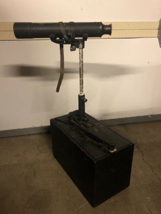Vintage Alameda Police Revolver Club Pistol Shooting Range Box Case Scope