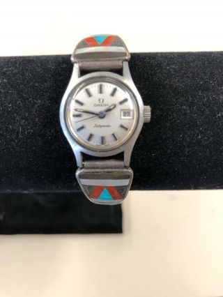 Vintage Omega Ladymatic Automatic Watch With Indian Style Band 2