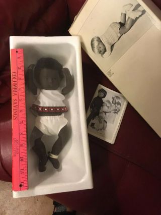 AA Vintage Black Sasha 11” Doll England w/ Box 509 3