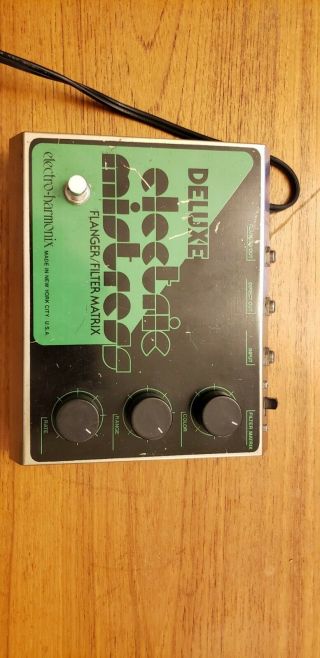 Vintage Electro - Harmonix Deluxe Electric Mistress Flanger Rare Black/green