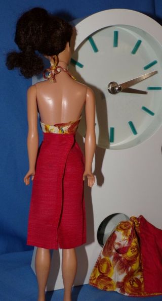 VTG Barbie Suzette Lilli Babs Red Jacket Skirt Rust Body Blouse Fab Lu Rip Tide 4