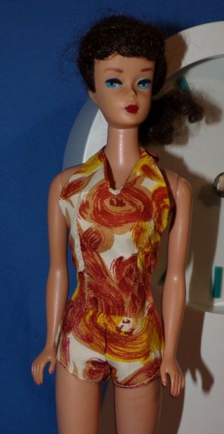 VTG Barbie Suzette Lilli Babs Red Jacket Skirt Rust Body Blouse Fab Lu Rip Tide 6