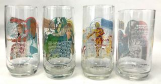 VINTAGE STAR WARS BURGER KING GLASSES - COMPLETE SET OF 12 - 1977 - 1980 - 1983 7